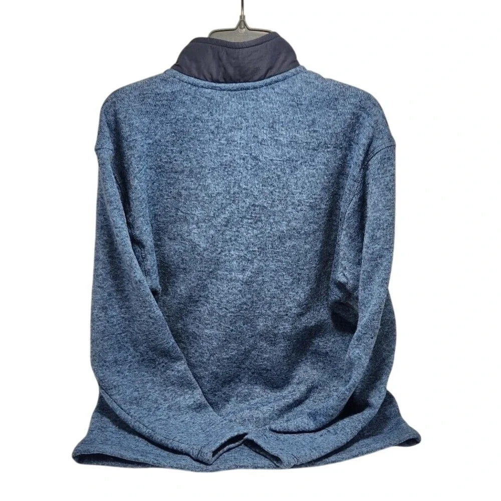 Eddie Bauer Sweater Size Large Fleece Quarter Zip Pullover Athleisure